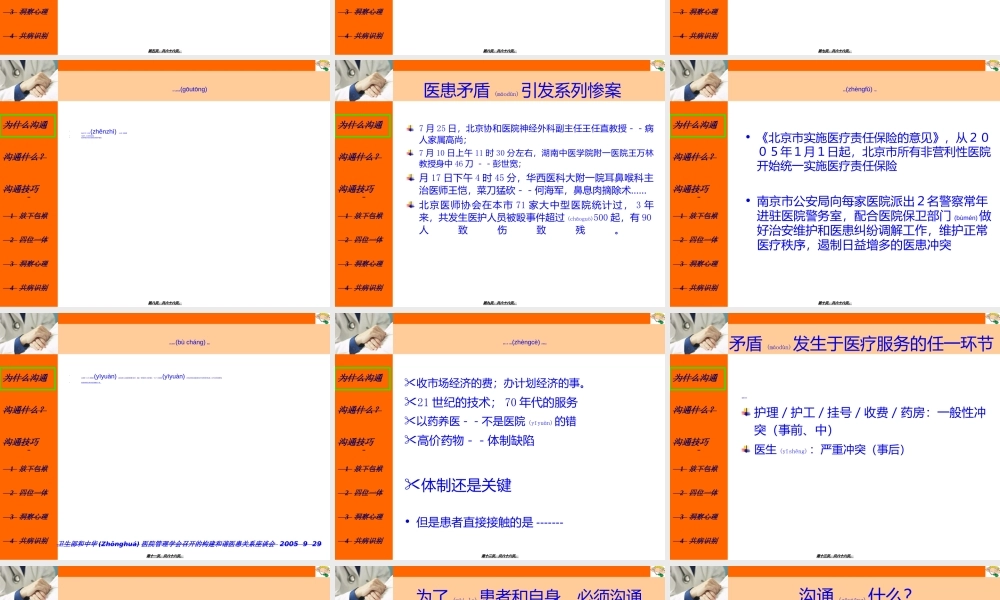 2022年医学专题—医患沟通和技巧E(1).ppt