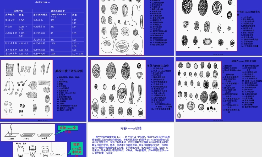 2022年医学专题—寄生虫病学粪便检查(二)(1).ppt