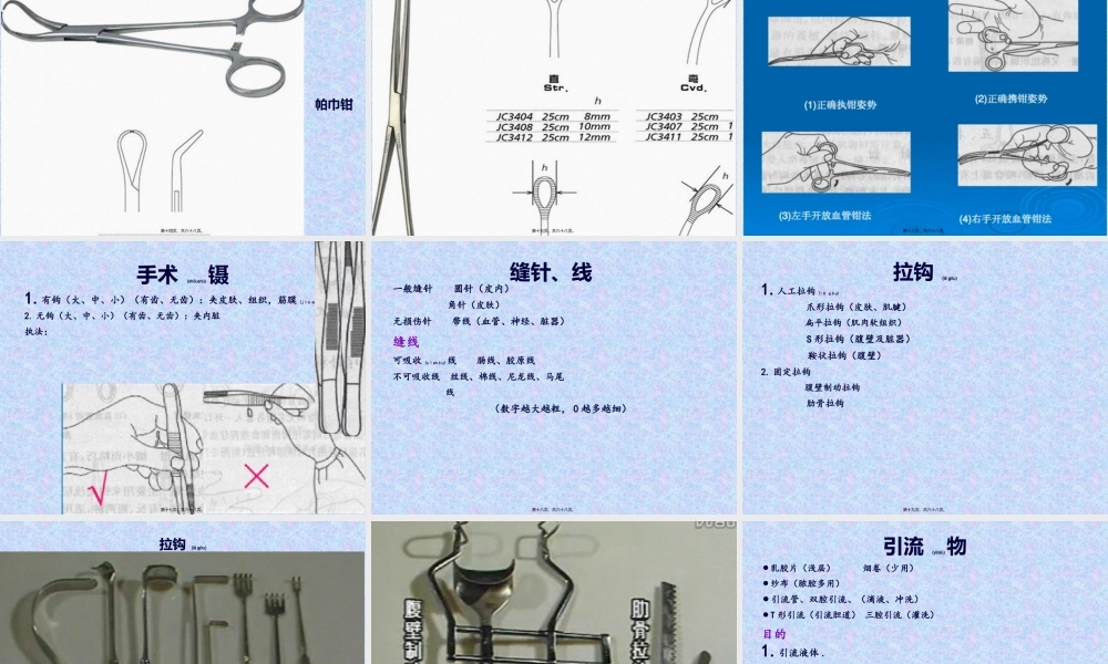 2022年医学专题—外科手术基本器械及其使用(1).ppt