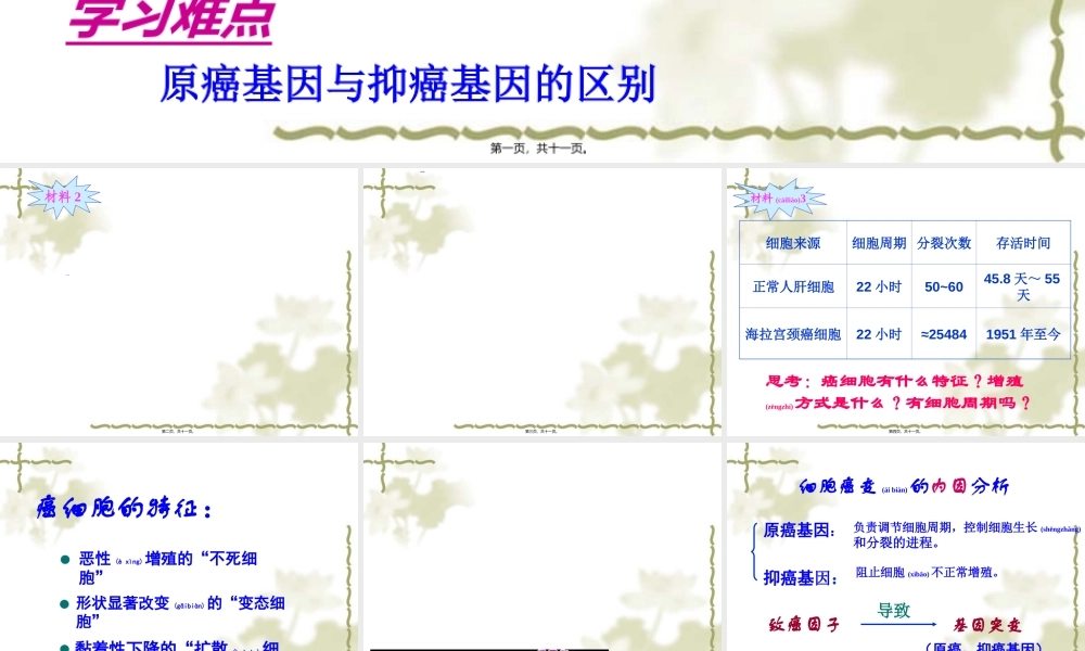 2022年医学专题—第四节细胞的癌变ppt(1).ppt