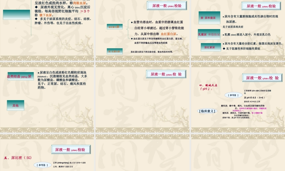 2022年医学专题—第五章尿液一般检验(1).ppt