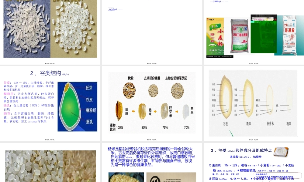 2022年医学专题—第一节植物性食物的营养价值模板(1).ppt