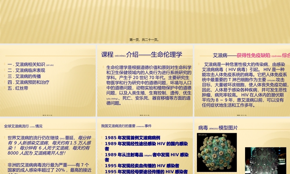 2022年医学专题—生命伦理热点问题探讨-艾滋病(1).pptx