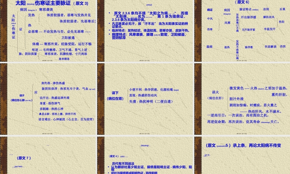 2022年医学专题—第一节---太阳病辨证论治-概述-汗法禁例(1).ppt