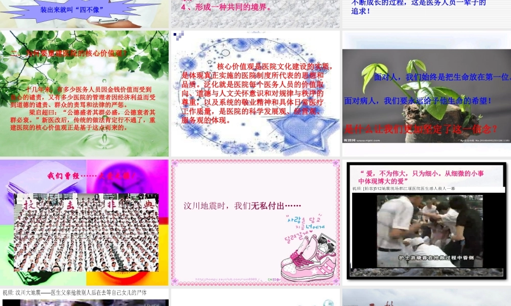 医务人员价值观.ppt