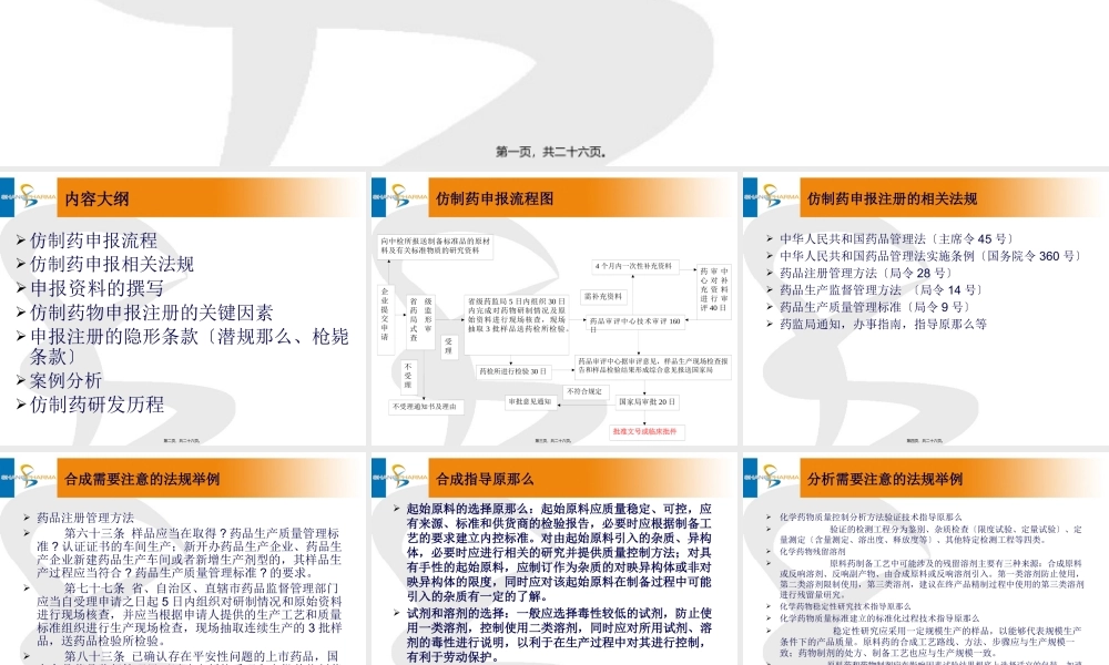 仿制药申报.pptx