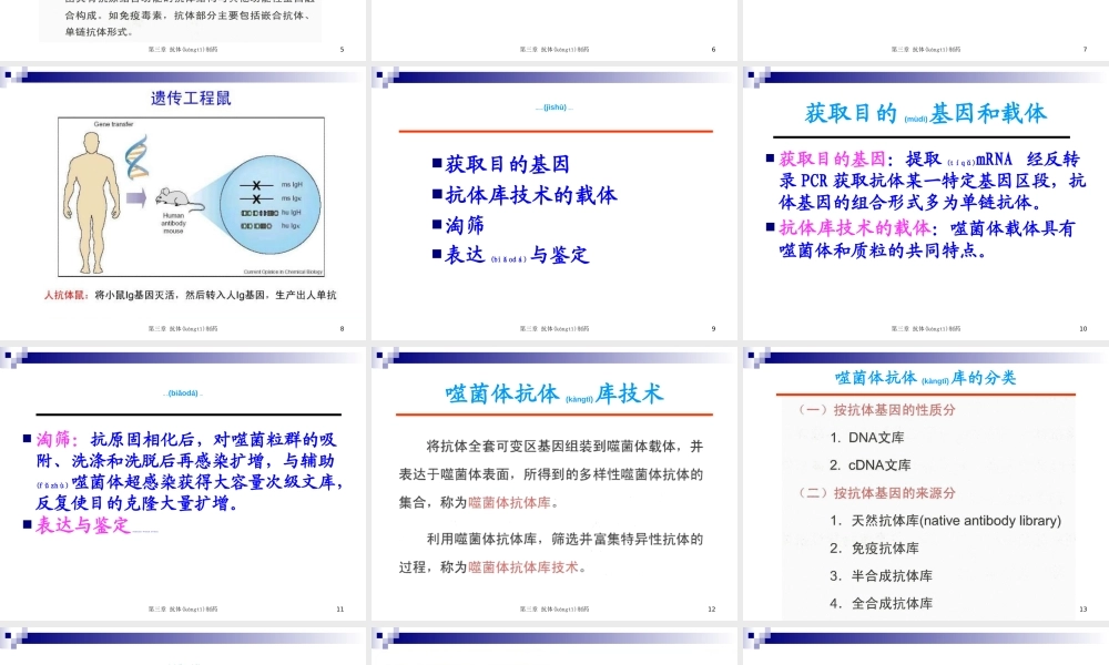 2022年医学专题—第三章-抗体制药(二)(1).ppt
