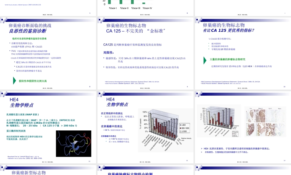 卵巢癌新型标志物.pptx