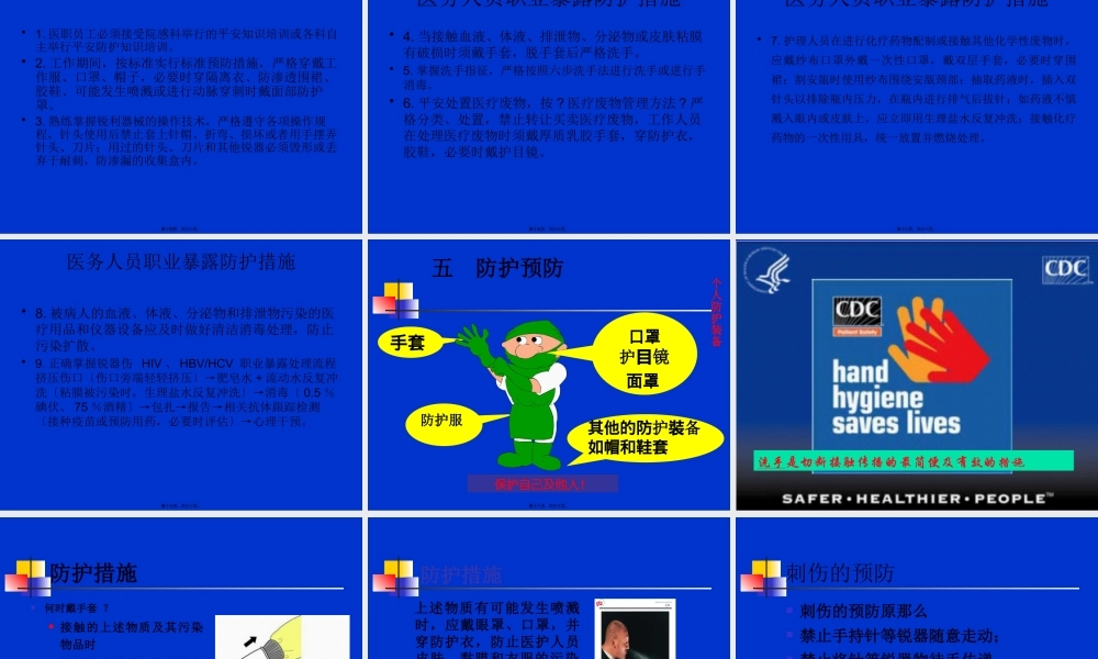 医务人员的自我防护.pptx