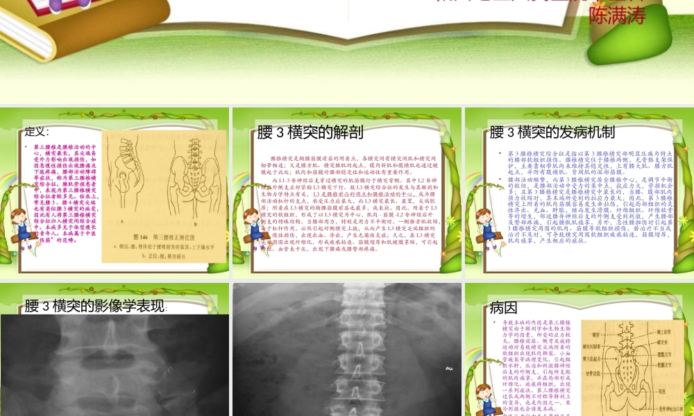 腰3横突综合症1.ppt