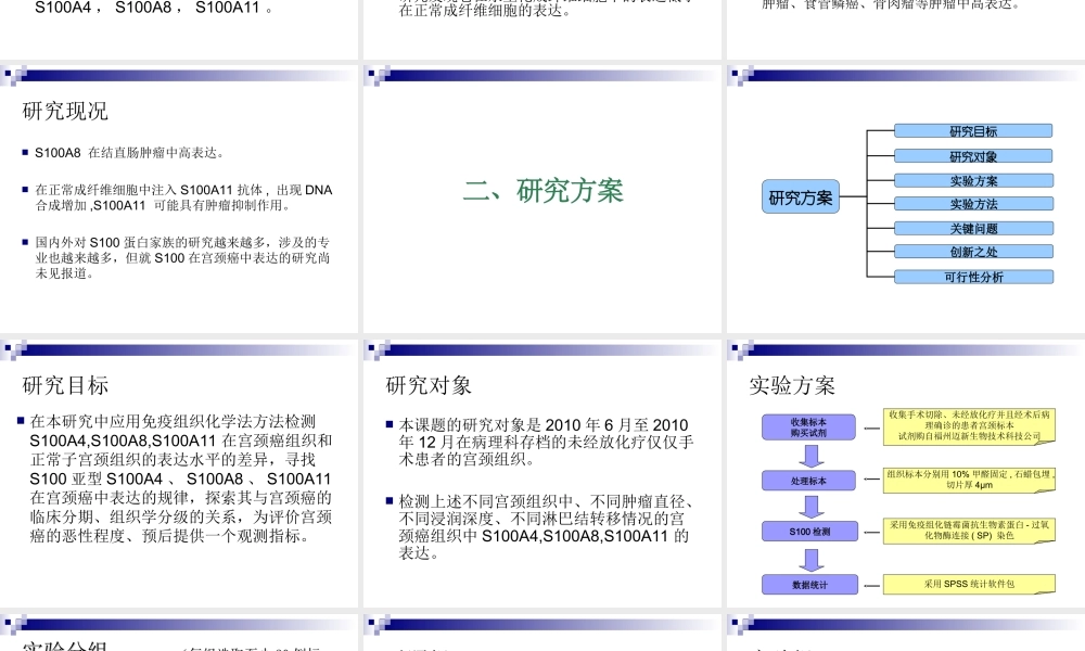 S100在宫颈癌中的表达(1).ppt