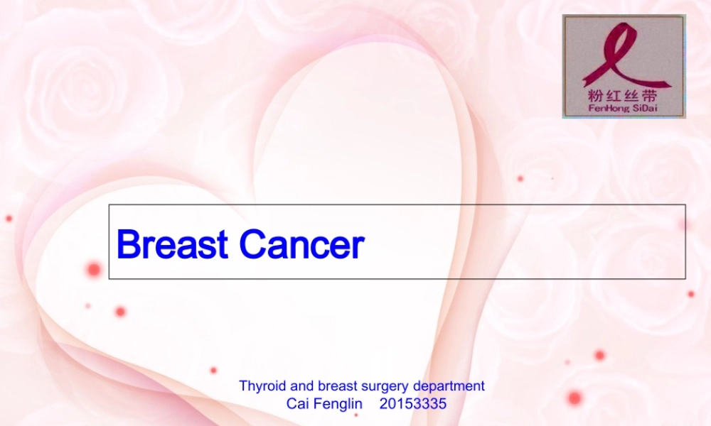 2022年医学专题—乳腺癌演讲.ppt