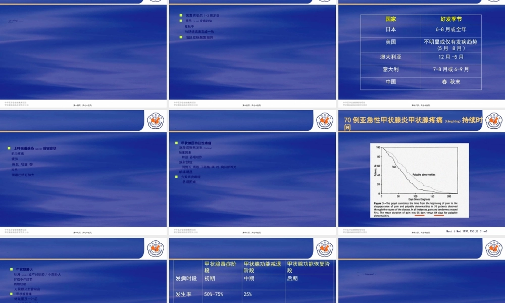 2022年医学专题—亚急性甲状腺炎含无痛性甲状腺炎简介.ppt