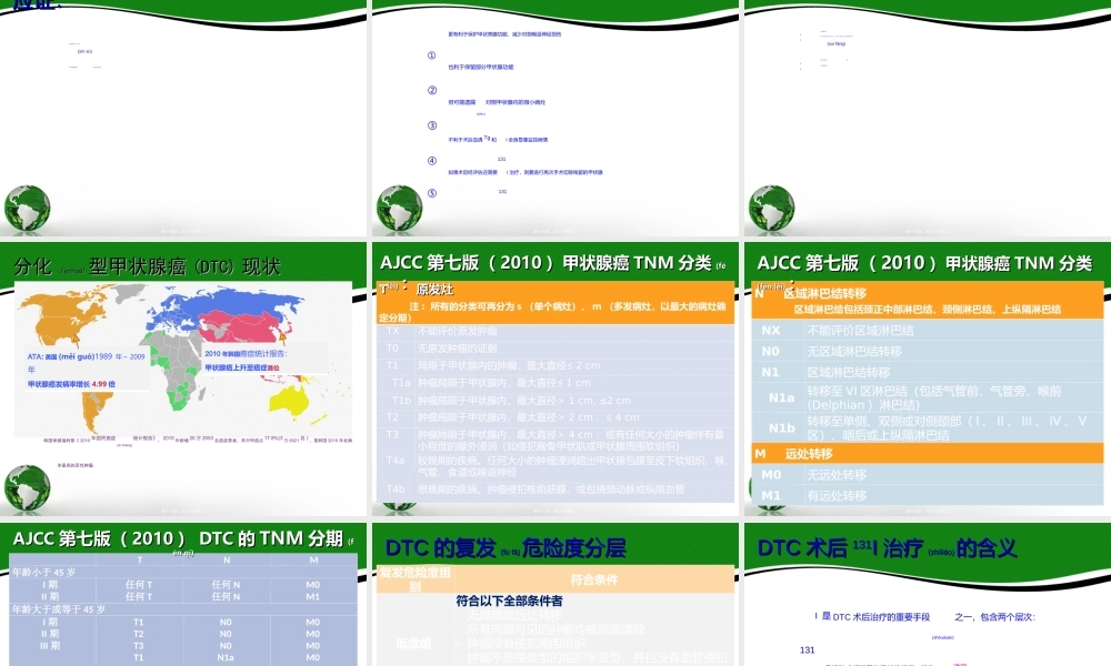2022年医学专题—分化型甲状腺癌(-DTC-)诊治指南131碘治.ppt