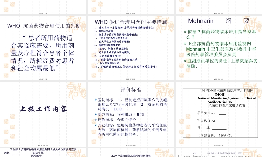 加强调查监测--促进合理用药(完成稿).pptx