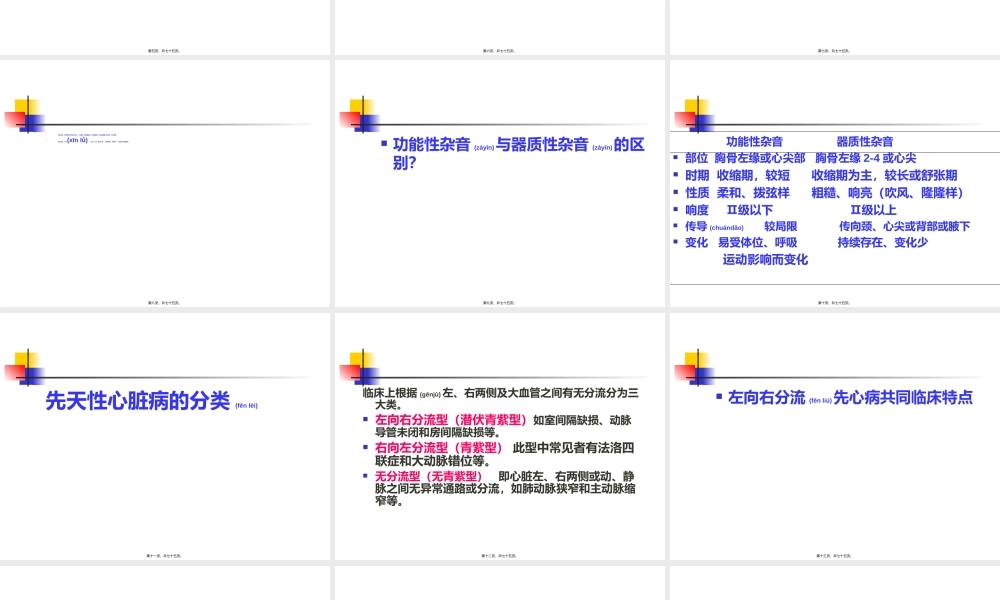 2022年医学专题—先天性心脏病诊治进展教学(2012).ppt