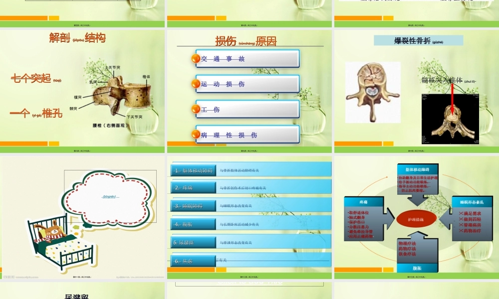 2022年医学专题—腰2椎体爆裂性骨折...ppt