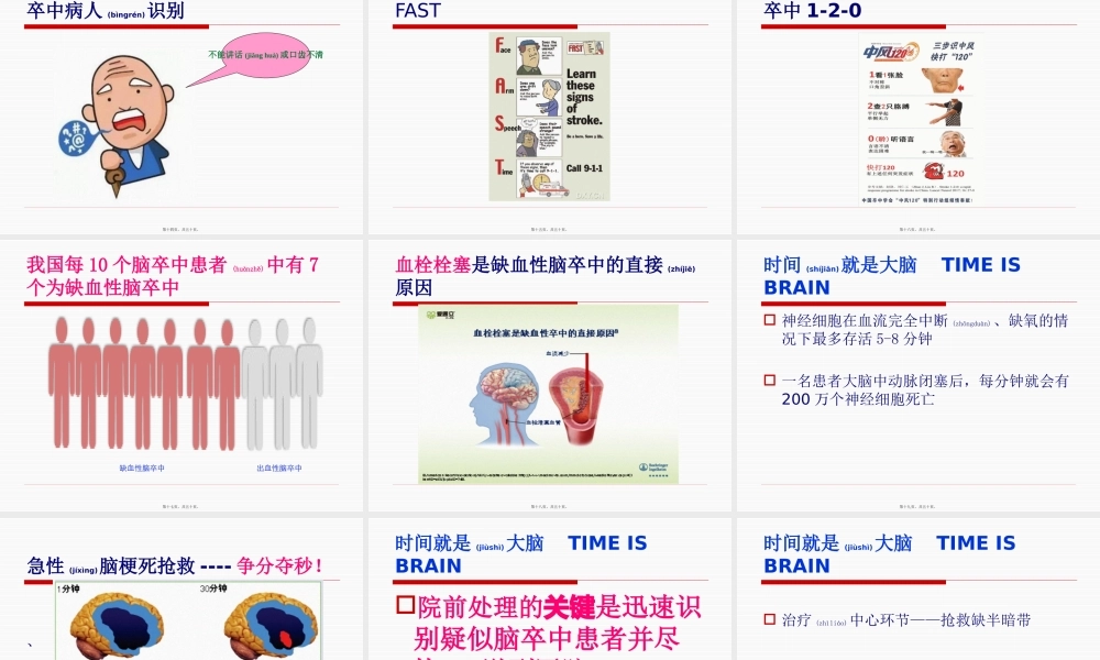 2022年医学专题—急性脑卒中的识别和急救流程2.pptx