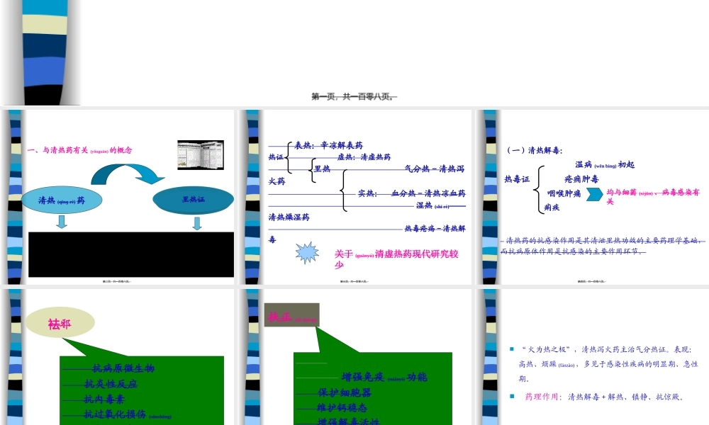 2022年医学专题—第6-清热药(1).ppt