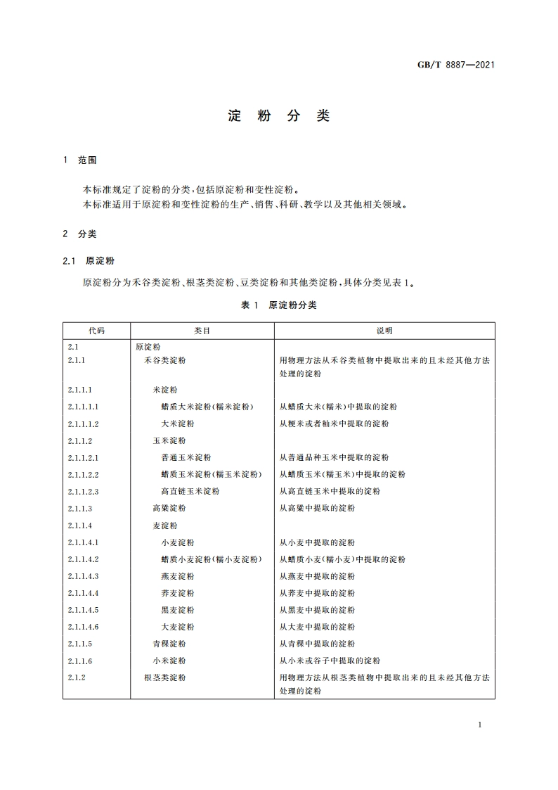 淀粉分类 GBT 8887-2021.pdf_第3页