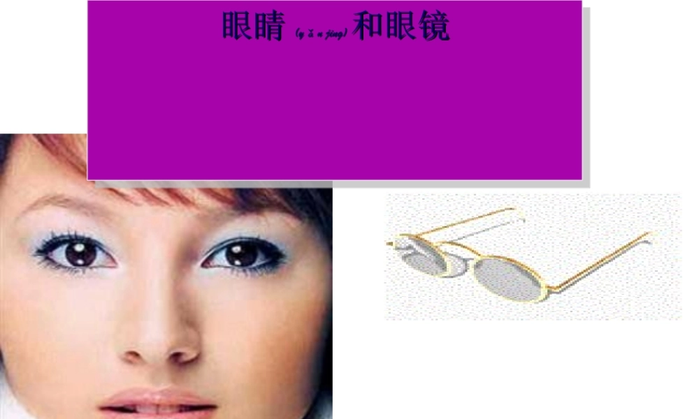 2022年医学专题—5.4眼睛和眼镜PPT(1).ppt