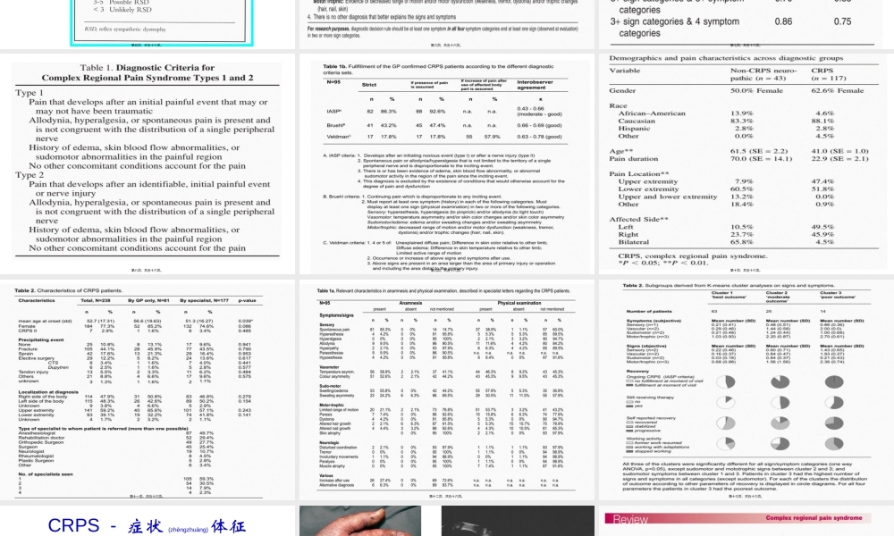 2022年医学专题—CRPs-复杂性区域疼痛综合征(1).ppt