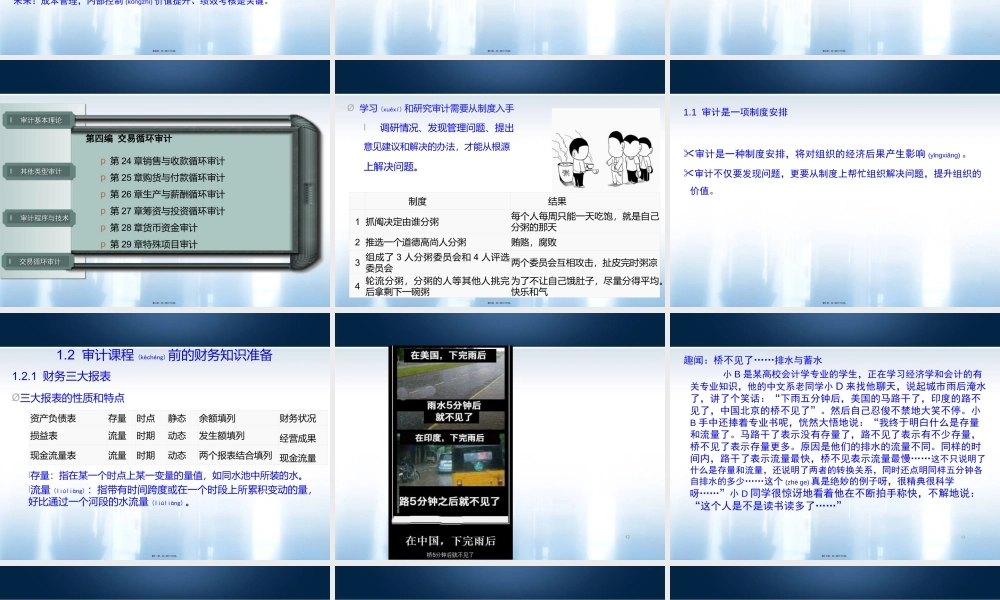 2022年医学专题—丁朝霞-医院内部审计工作流程、内部控制审计流程相关内部控制典型案例(1).ppt