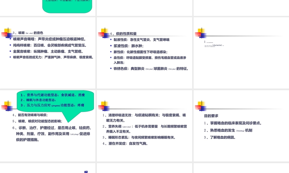 2022年医学专题—常见症状：呼吸系统(1).ppt