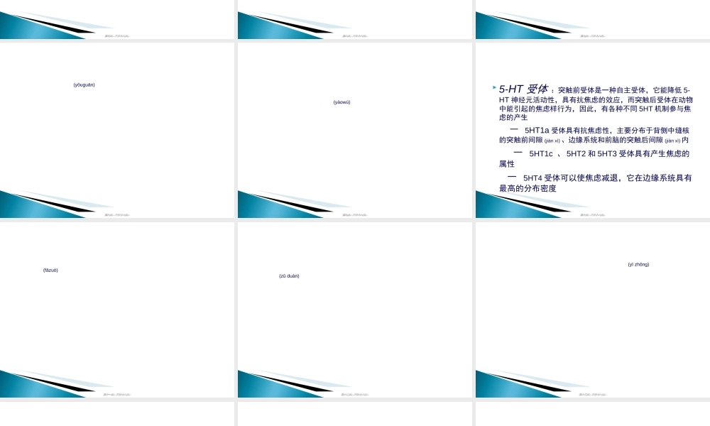 2022年医学专题—焦虑症的识别与处理(1).ppt