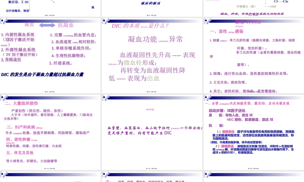 2022年医学专题—第12章--弥散性血管内凝血(1).ppt