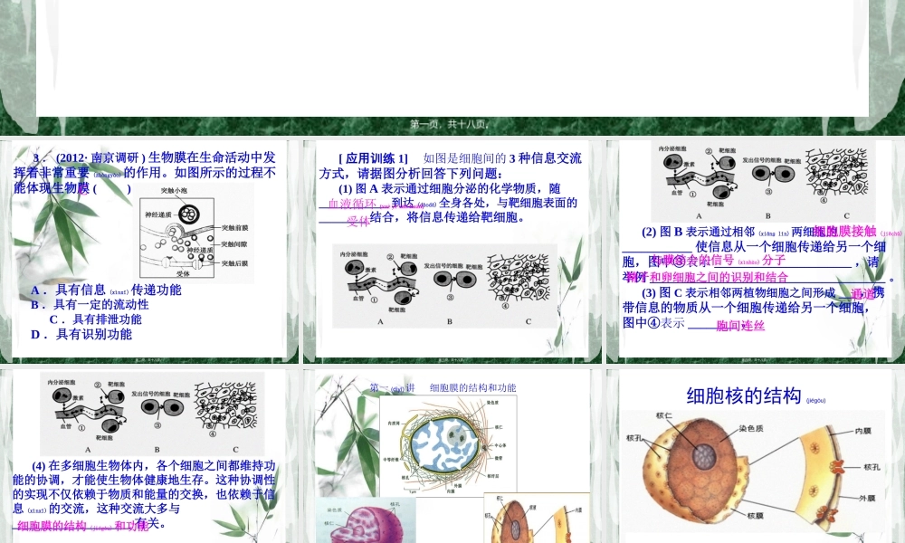 2022年医学专题—第一讲--细胞核的结构和功能(1).ppt