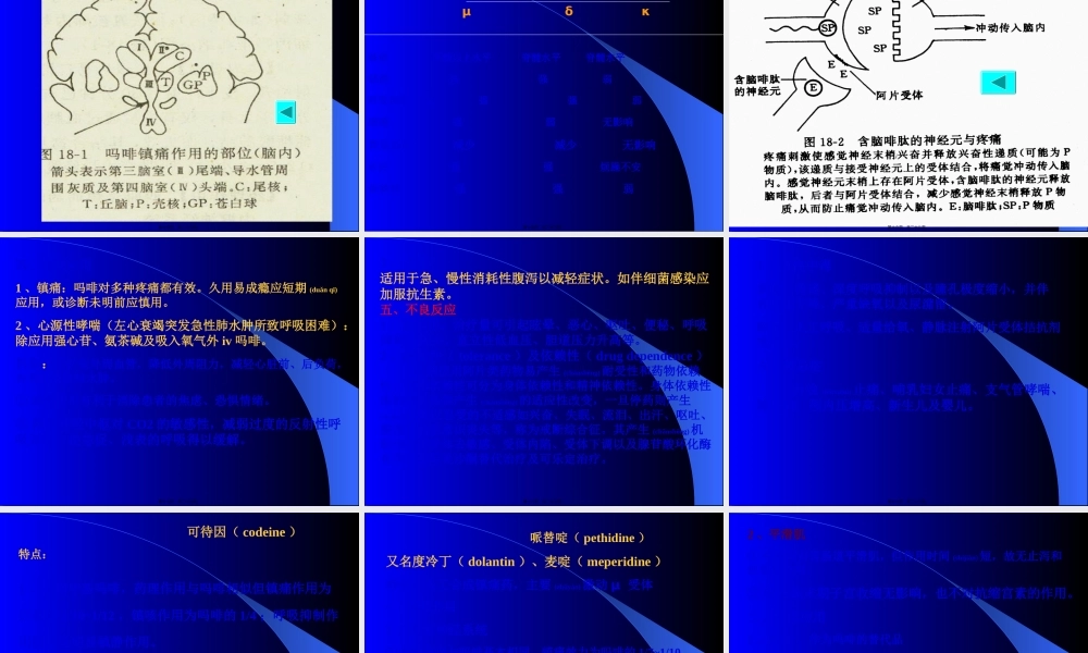 2022年医学专题—第十九章-镇痛药(analgesics)p172(1).ppt