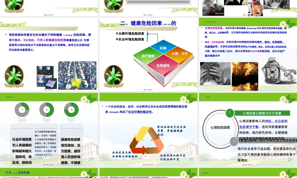 2022年医学专题—健康危险因素评价概要(1).ppt