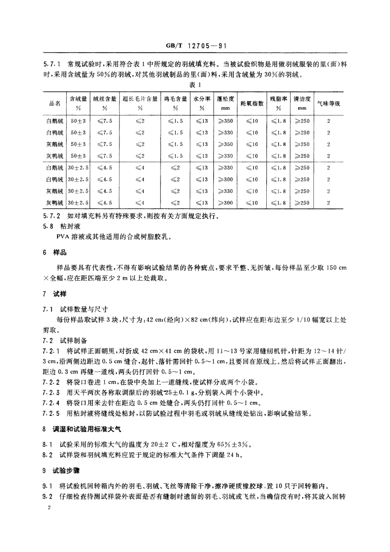 织物防钻绒性试验方法 GBT 12705-1991.pdf_第3页