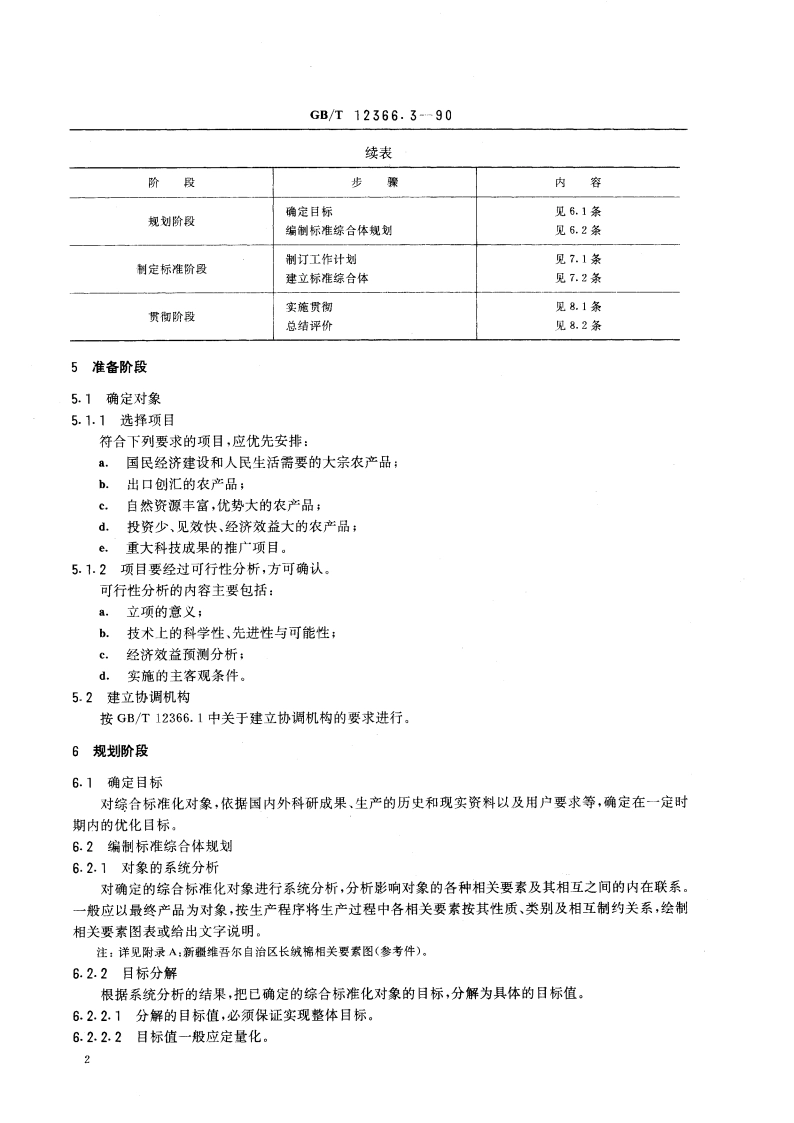综合标准化工作导则 农业产品综合标准化一般要求 GBT 12366.3-1990.pdf_第3页