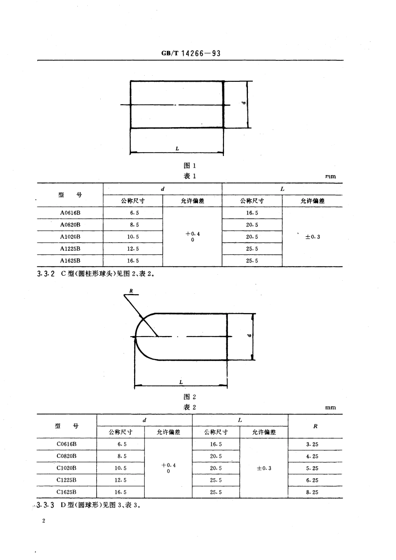 硬质合金旋转锉毛坯 GBT 14266-1993.pdf_第3页
