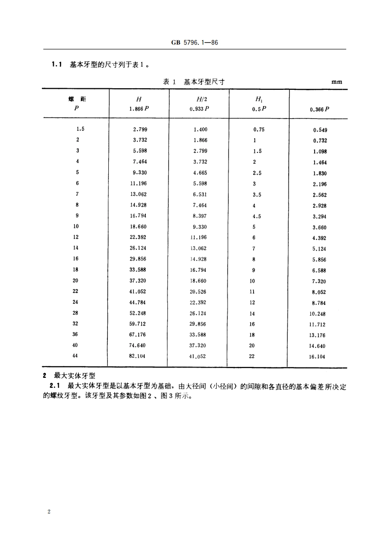 梯形螺纹 牙型 GBT 5796.1-1986.pdf_第3页