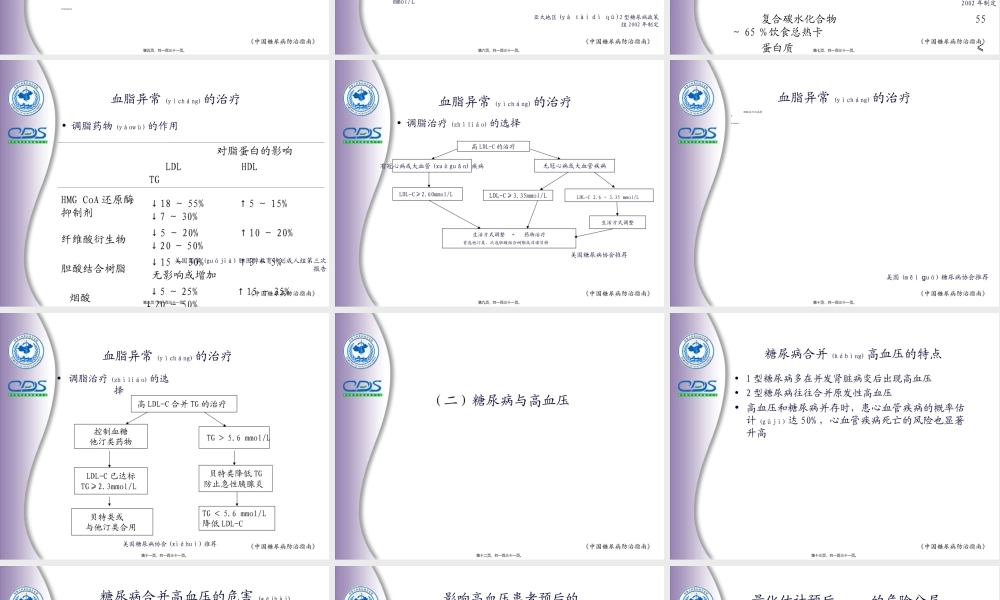 2022年医学专题—中国糖尿病防治指南2012第10讲(1).ppt