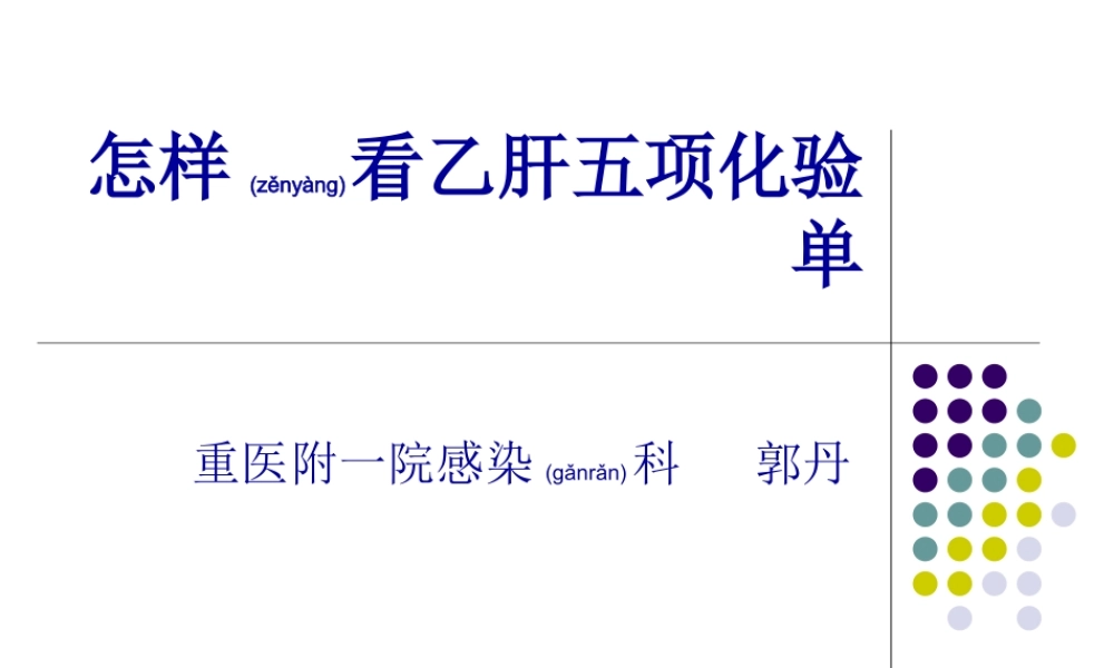 2022年医学专题—乙肝五项化PPT(1).ppt