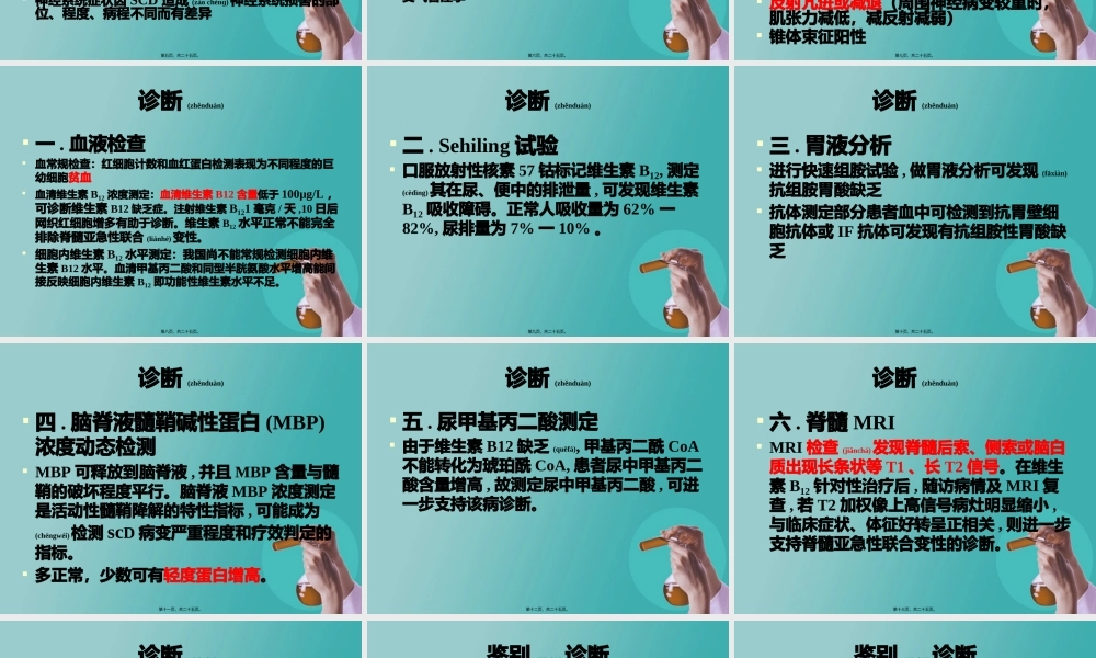 2022年医学专题—亚急性脊髓联合变性(SCD)(1).pptx