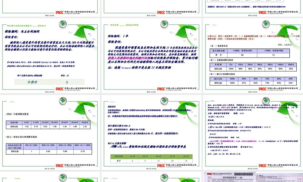 2022年医学专题—团体意外伤害组合保险(1).ppt
