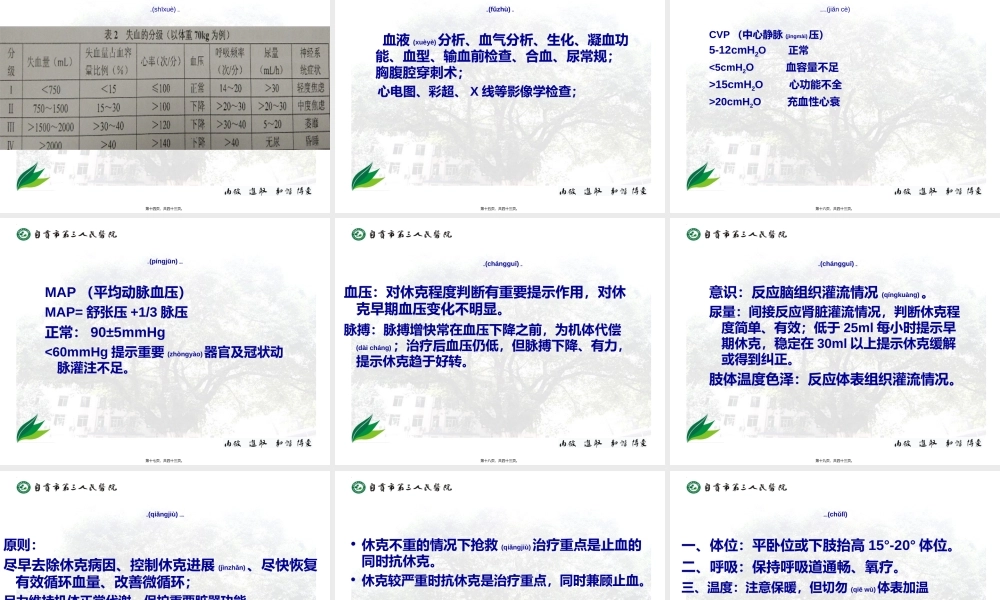 2022年医学专题—失血性休克的处理流程[1](1).ppt