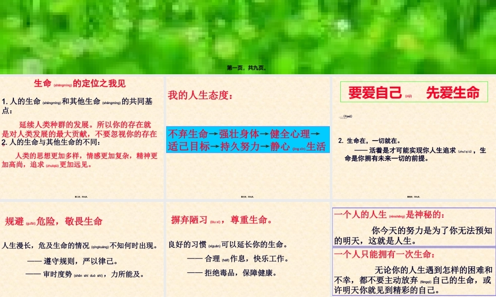 2022年医学专题—尊重生命----善待自己(1).ppt