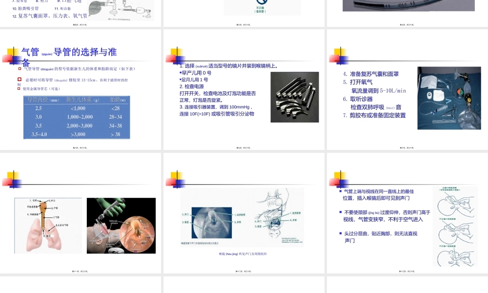 2022年医学专题—新生儿气管插管术-林冻冰(1).ppt