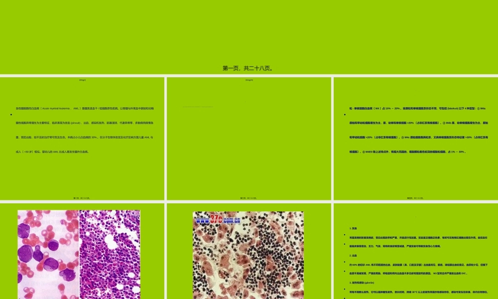 2022年医学专题—月-急性髓性白血病(1).ppt