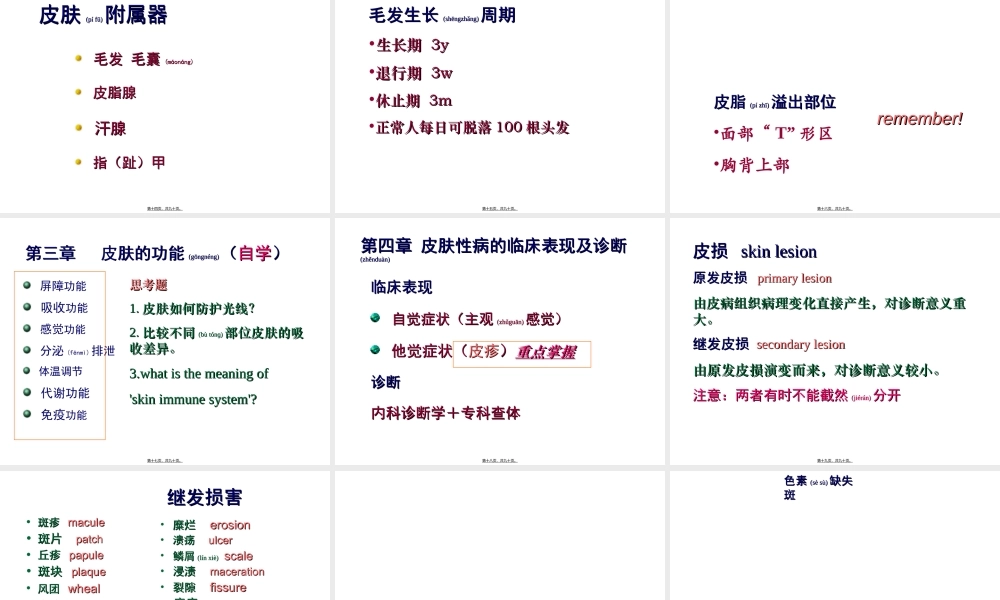 2022年医学专题—皮肤性病学总论(压缩版2012)(1).ppt