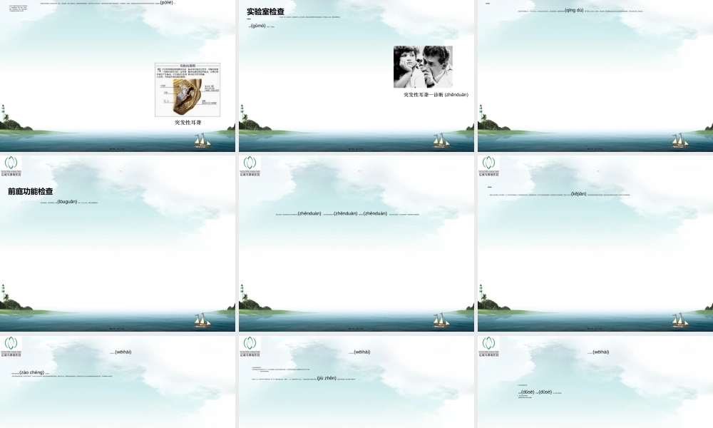 2022年医学专题—突发性耳聋PPT1资料(1).ppt