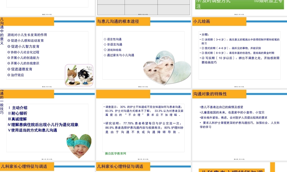 儿科的护患的沟通(1).pptx