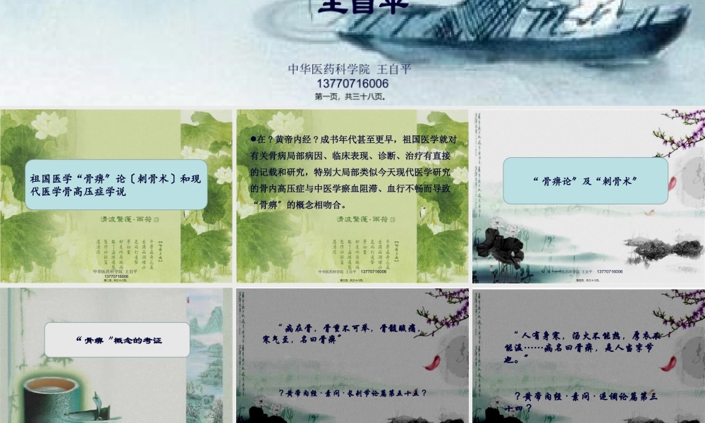 刺骨术基本理论(1).pptx