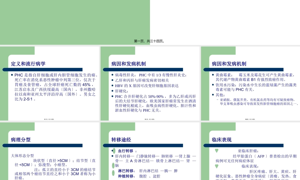 原发性肝癌(PHC)详解(1).pptx